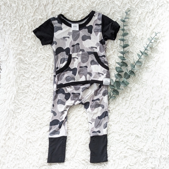 Ready Set Romper Camo 0-6 RSR - Picture 1 of 5